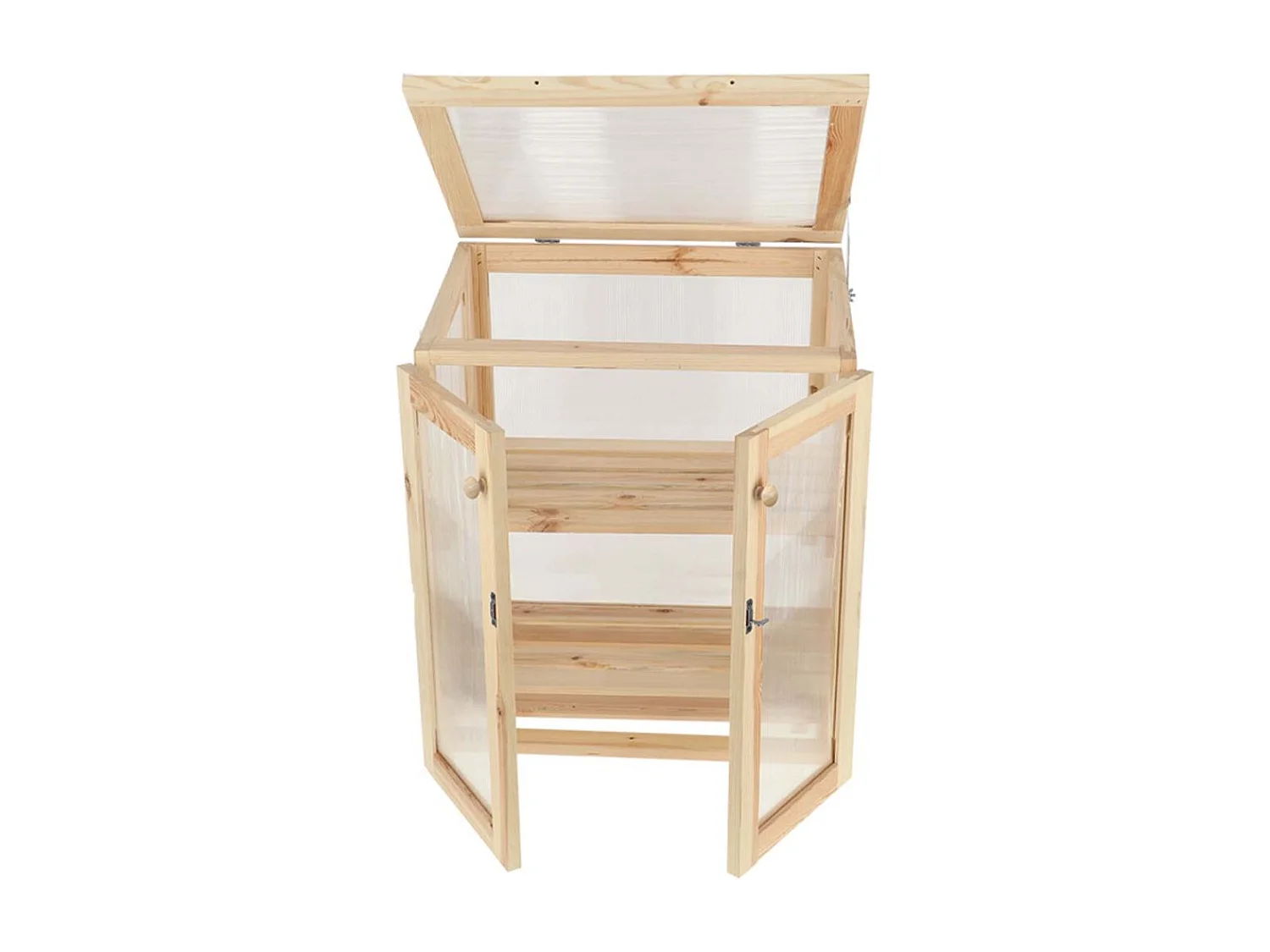 Serre en pin naturel Texel Hauteur 85 cm