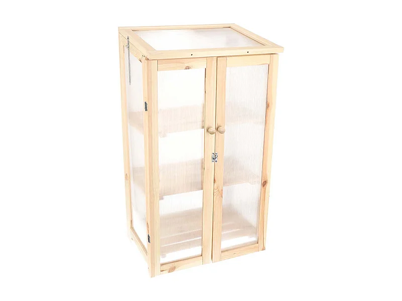 Serre en pin naturel Texel Hauteur 125,2 cm