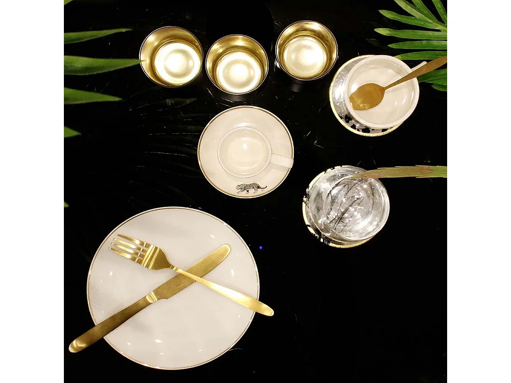 Besteckgarnitur aus Edelstahl 16-teilig "Table chic"