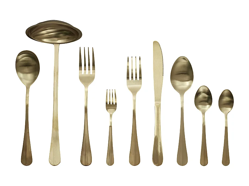 Menagere Dore X39 Or