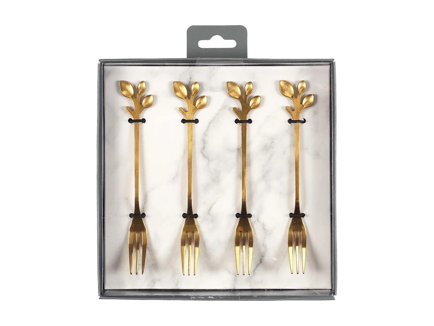 Fourchette A Dessert Doree X4 Or