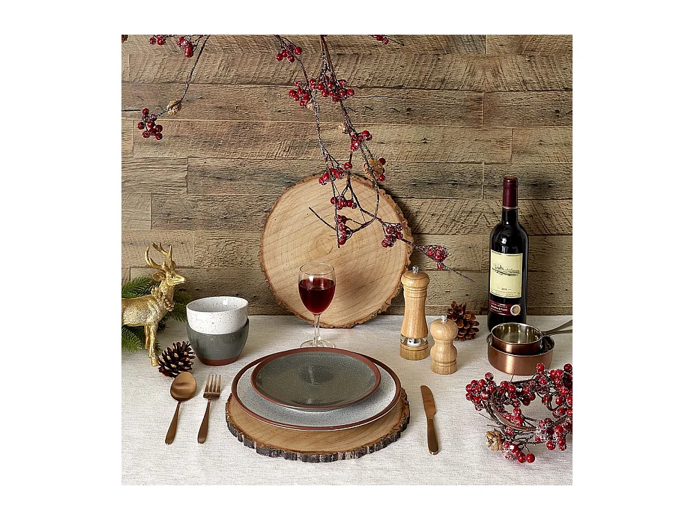 Set da cucina da 16 pezzi in acciaio inox Table chic