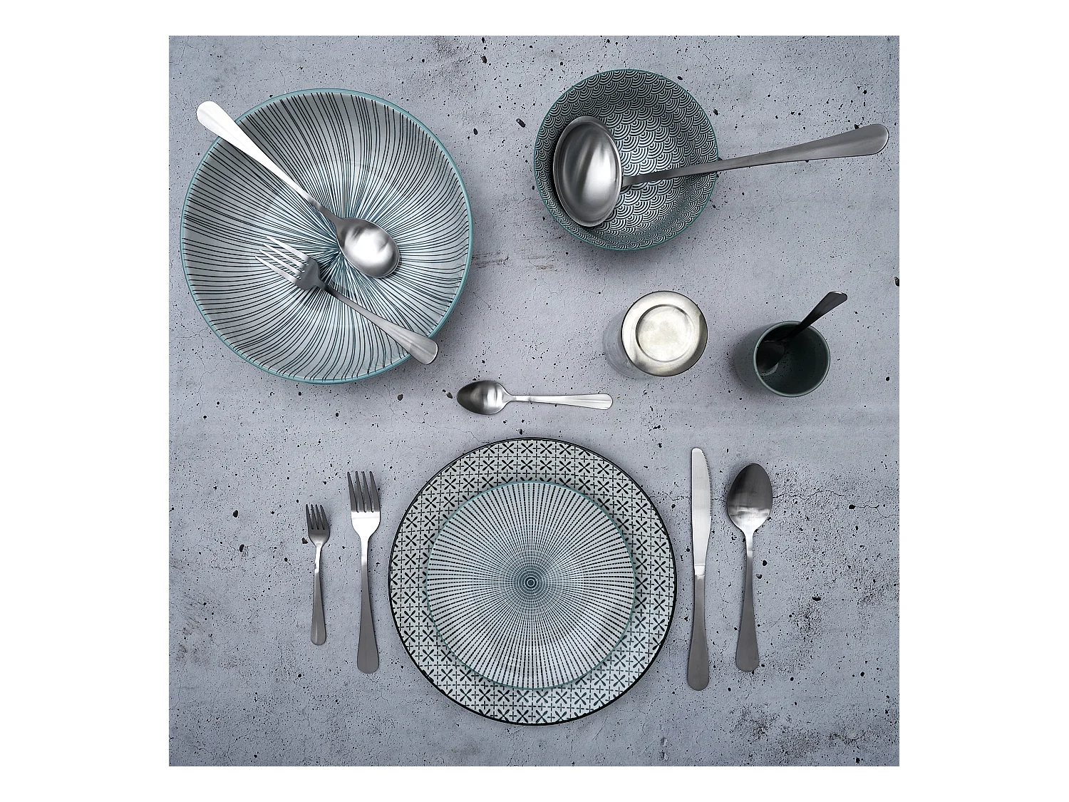 Menagere Inox X39 Argent