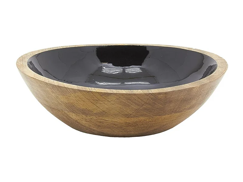 Korb aus Mangoholz und Harz