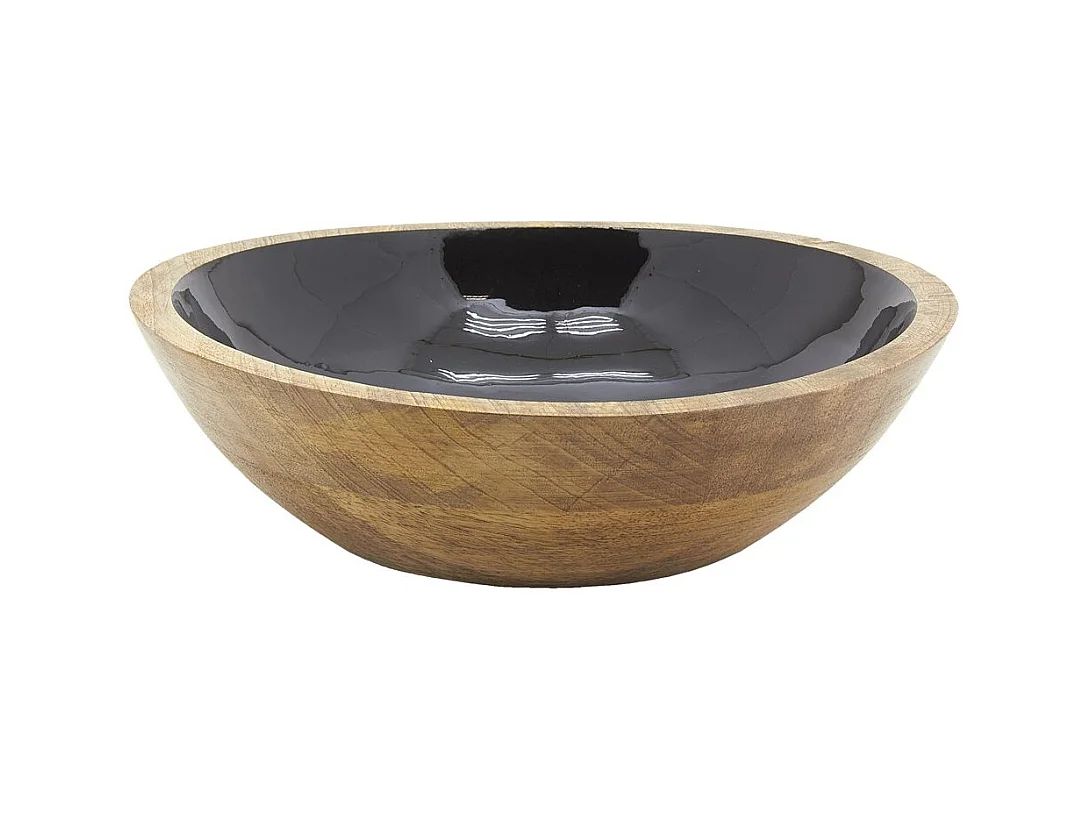 Korb aus Mangoholz und Harz