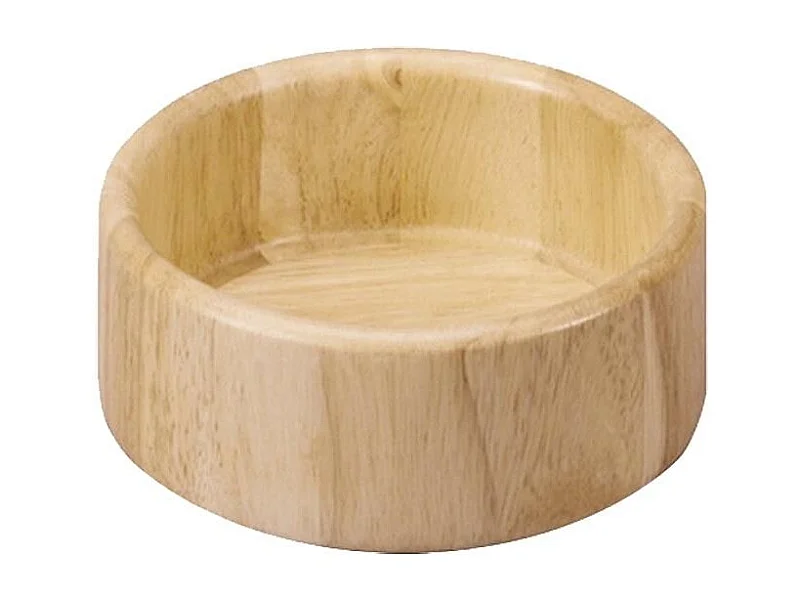 Salatschüssel aus Gummibaumholz 25 x 13 cm