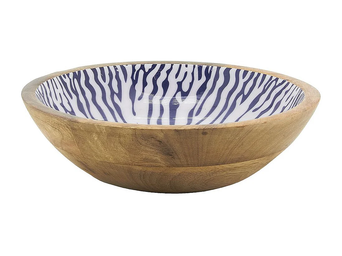 Korb aus Mangoholz und Harz