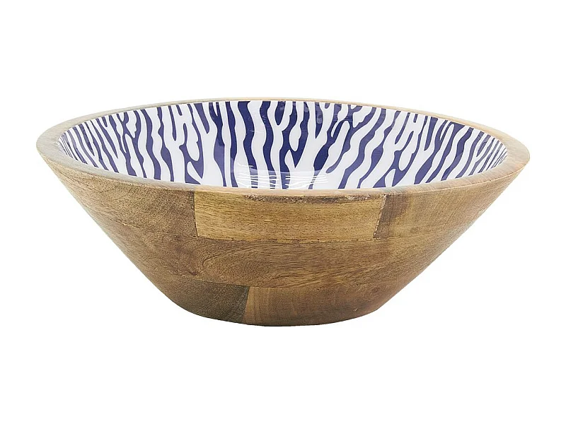 Korb aus Mangoholz und Harz