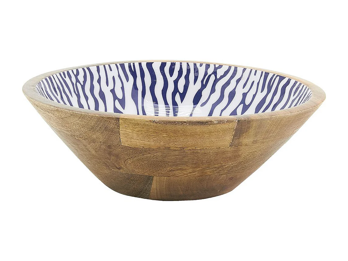 Korb aus Mangoholz und Harz