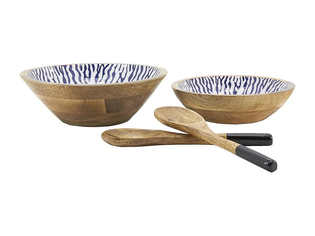 Korb aus Mangoholz und Harz