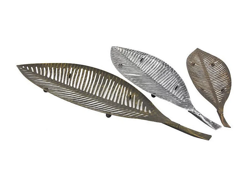 Cestini in metallo laccato (set di 3)