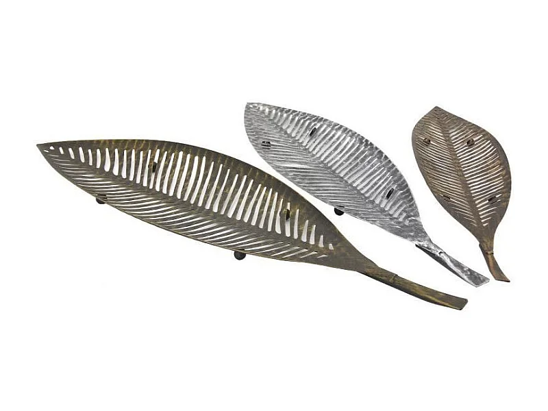 Cestini in metallo laccato (set di 3)