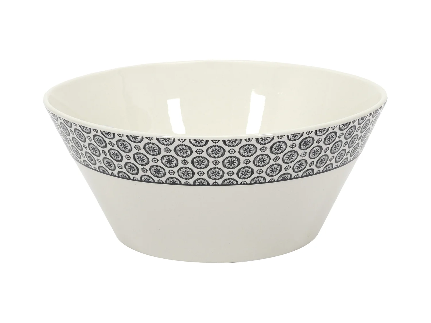 Saladier Cottage Porcelaine Gris 24cm M8