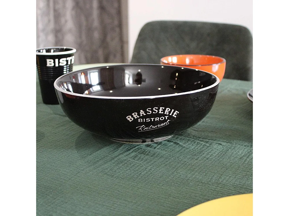 Saladiers en grès Brasserie bistrot (Lot de 2)