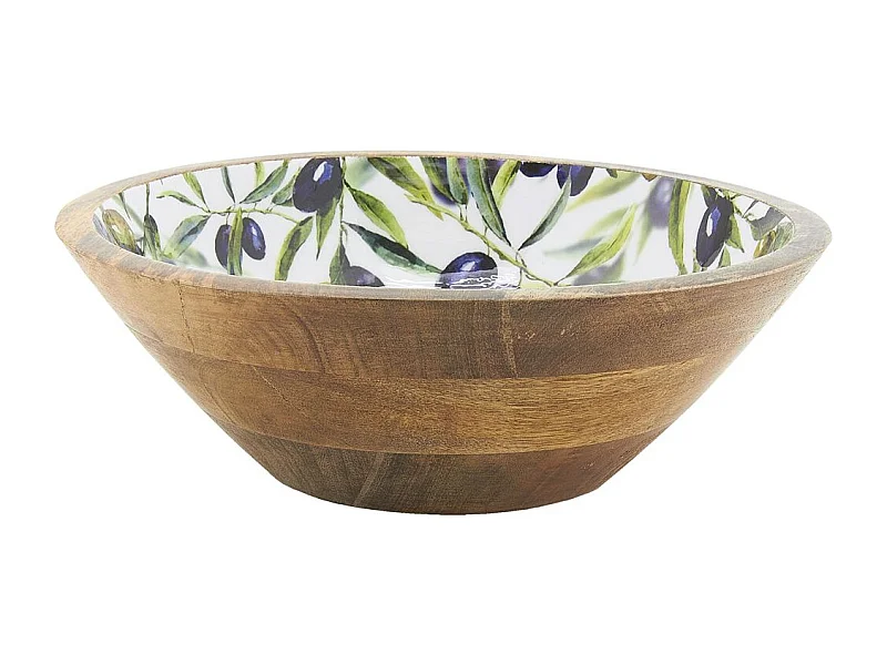 Korb aus Mangoholz und Harz