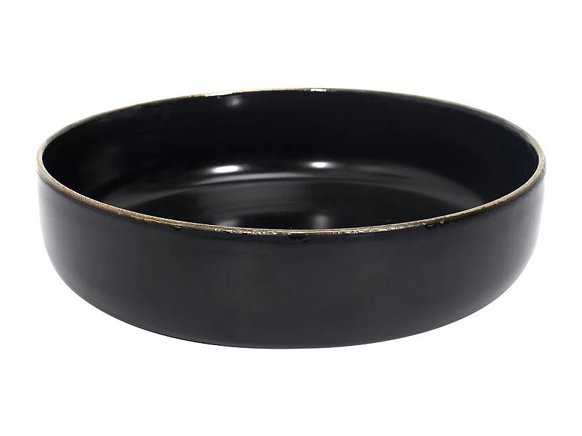 Saladier Rond en Céramique "Moscou" 25cm Noir