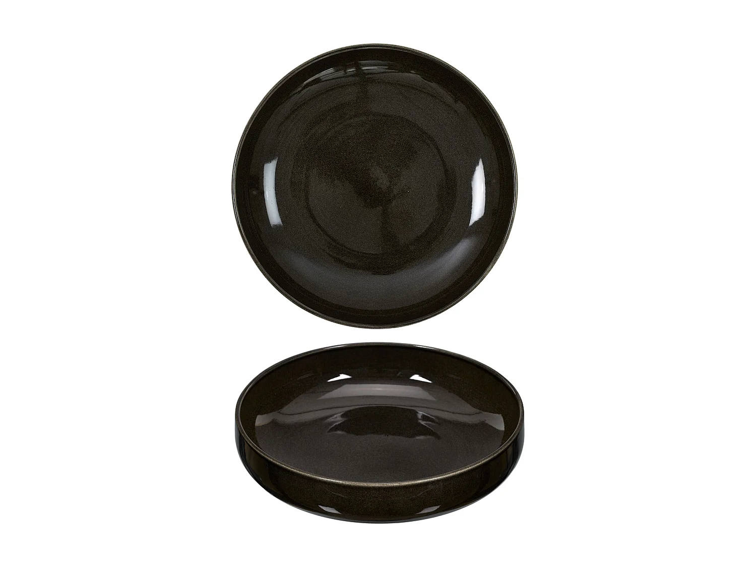 Saladier en Céramique Design "Gancia" 2,5L Noir