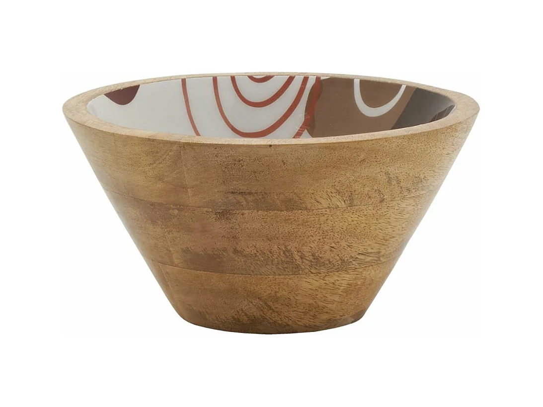 Corbeille bol en manguier et résine Petit modèle