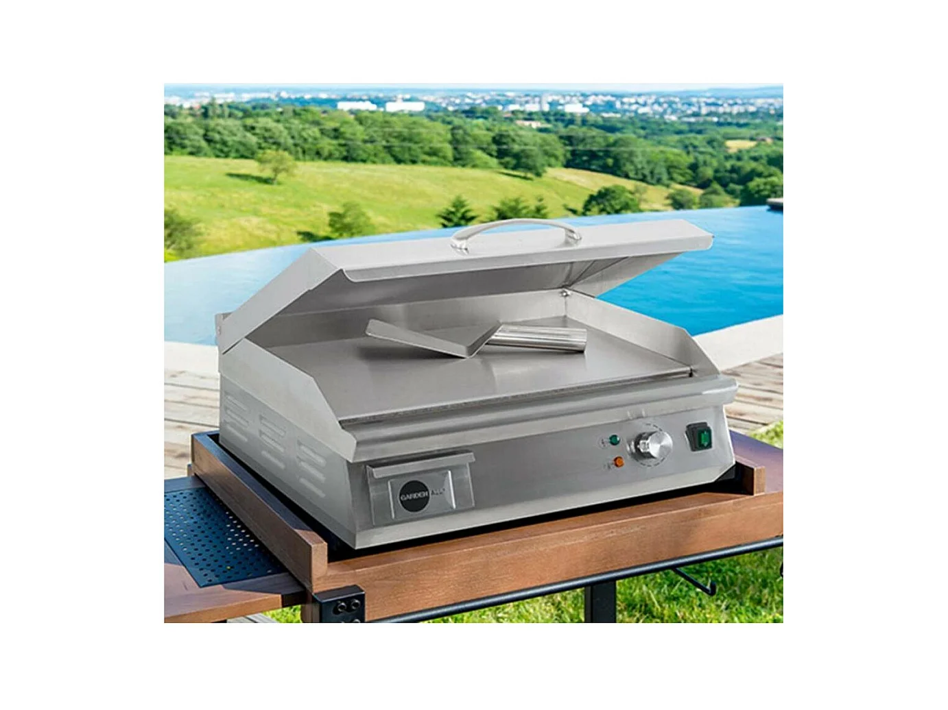 Plancha électrique en Inox qualité pro BBPlancha 10 à 12 convives