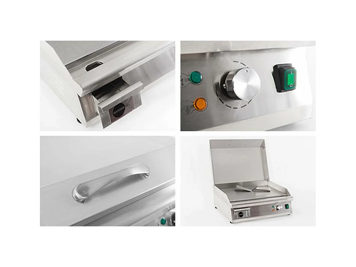 Plancha électrique en Inox qualité pro BBPlancha 10 à 12 convives