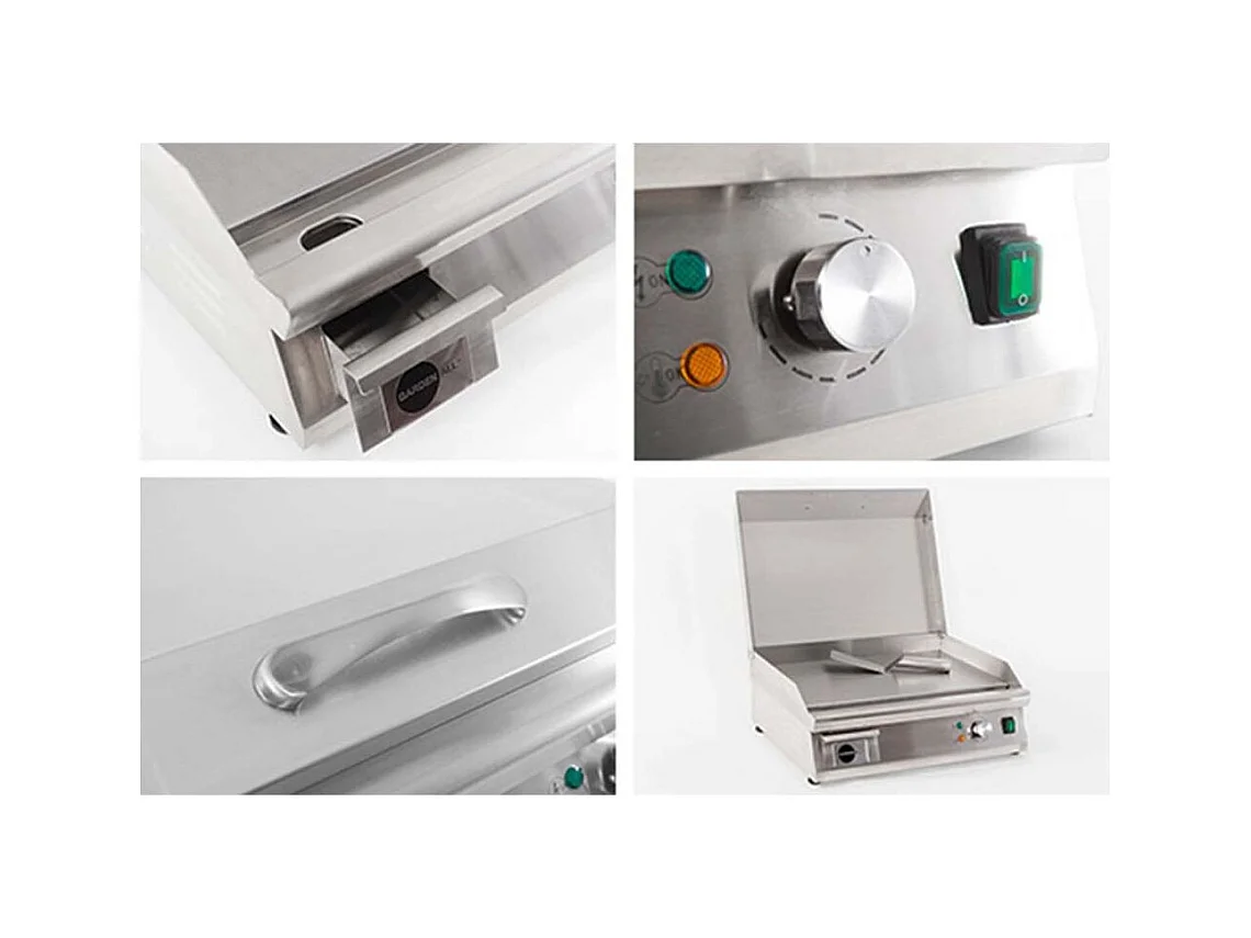 Plancha électrique en Inox qualité pro BBPlancha 10 à 12 convives