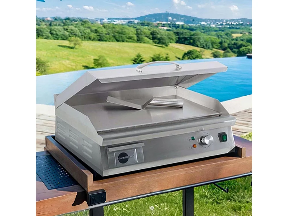 Plancha électrique en Inox qualité pro BBPlancha 10 à 12 convives