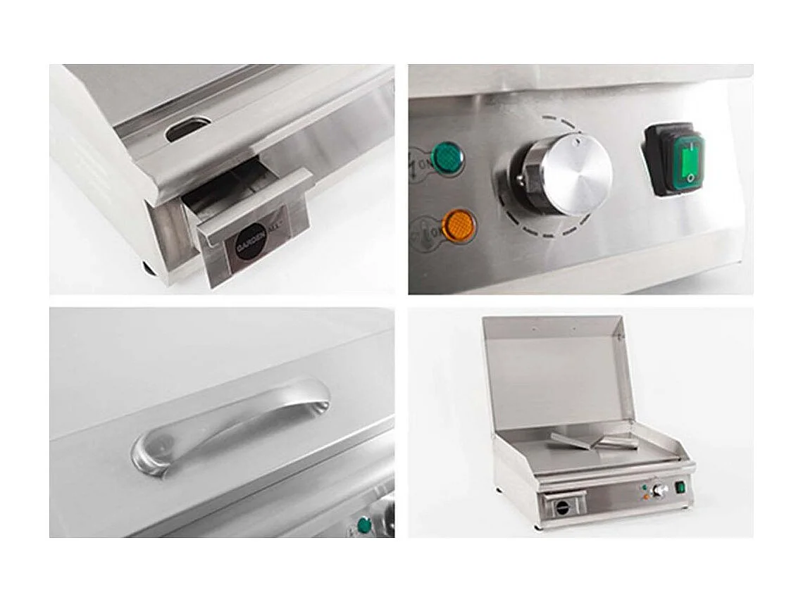 Plancha électrique en Inox qualité pro BBPlancha 10 à 12 convives