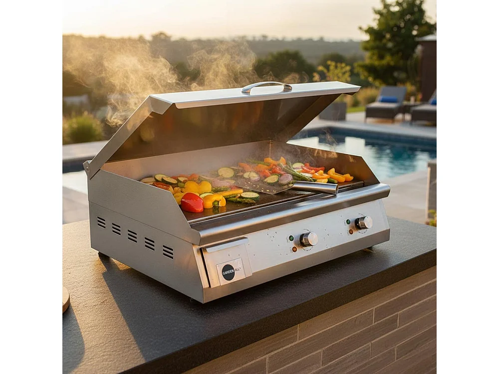 Plancha électrique en Inox qualité pro BBPlancha 15 à 20 convives