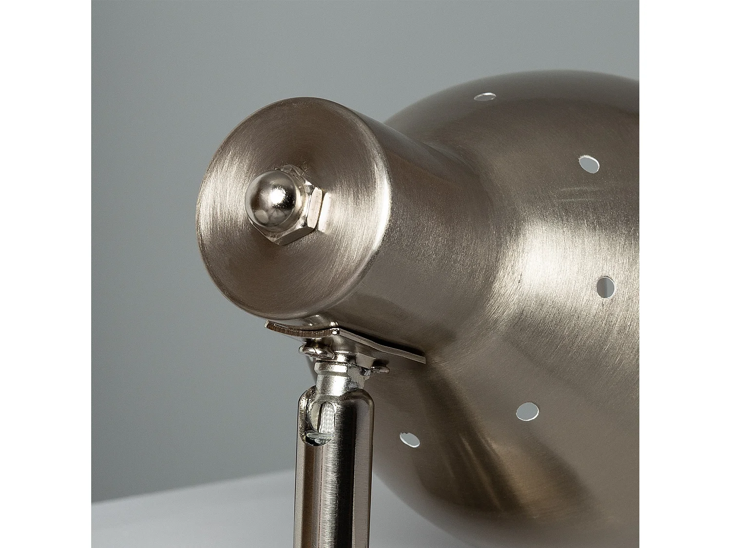 Lampe de Bureau Flex Métal Yarbo avec Pince  Nickel