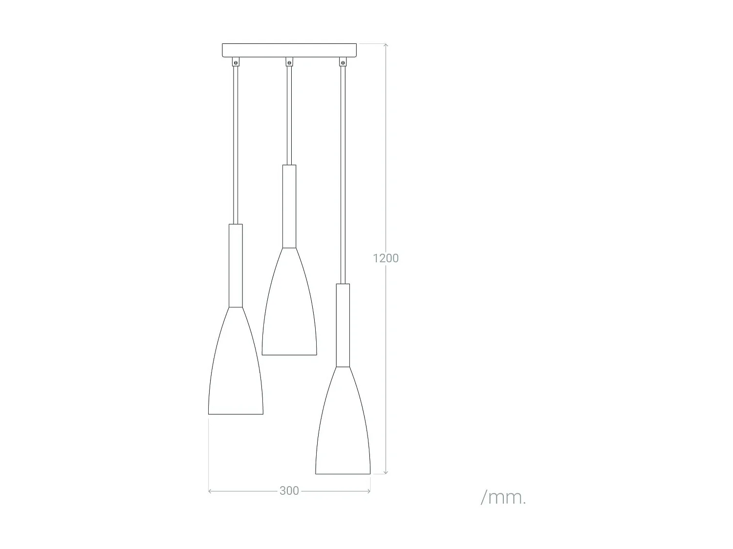 Suspension Métal et Bois Rain Multicolore