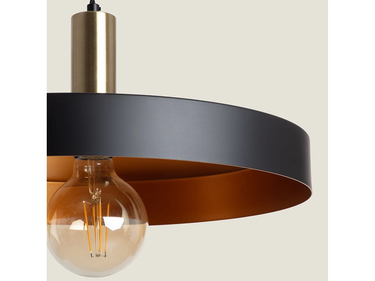 Suspension Métal Furiko Noir