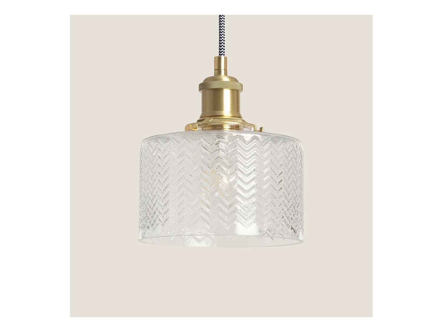 Lámpara Colgante Cristal Matisse Dorado