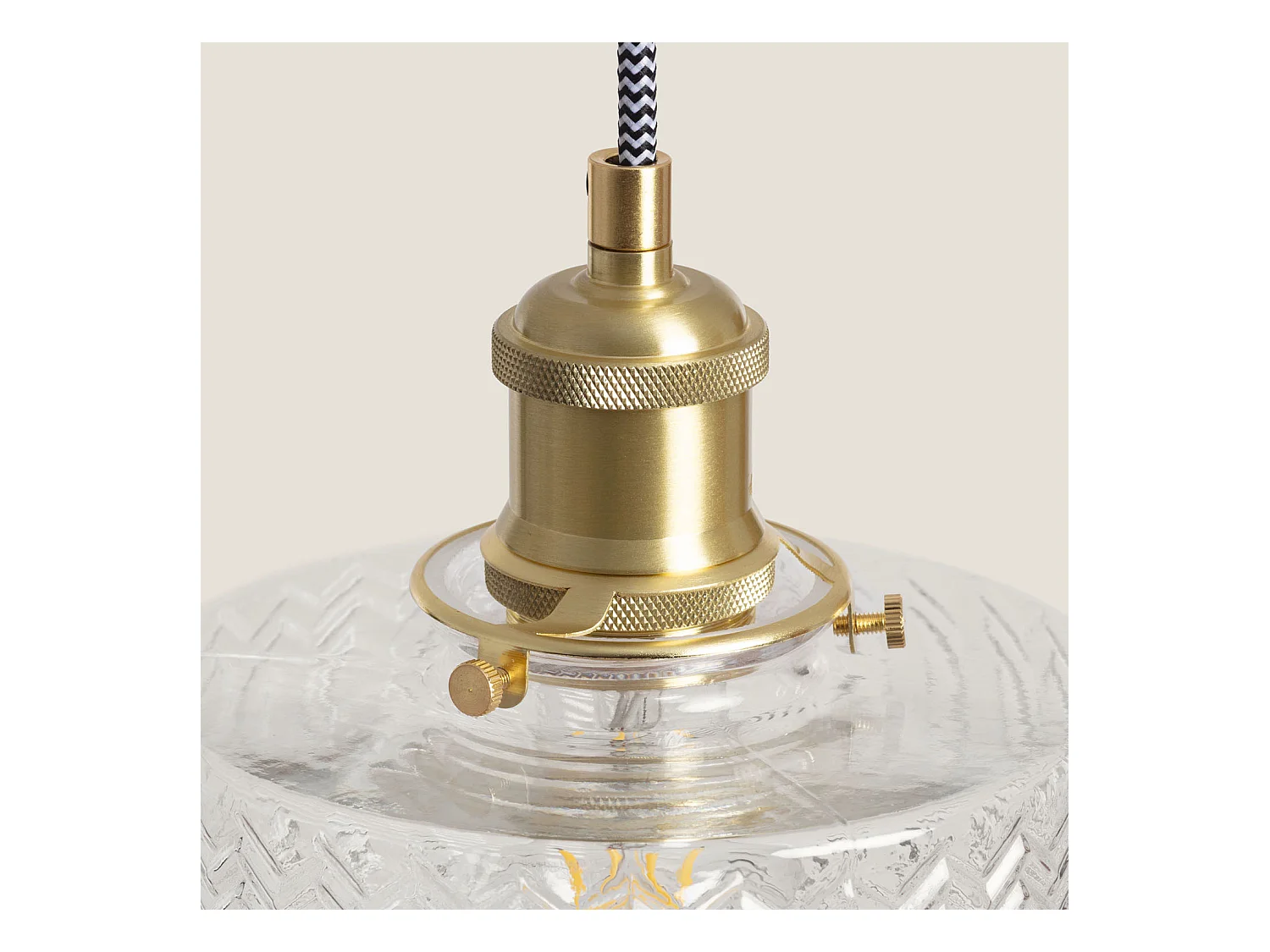 Lámpara Colgante Cristal Matisse Dorado