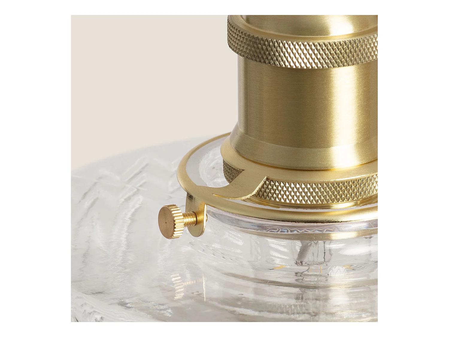 Lámpara Colgante Cristal Matisse Dorado