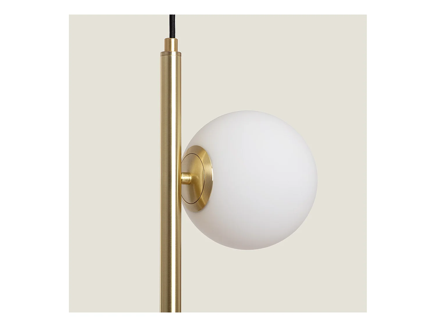 Lámpara Colgante Metal y Cristal Moonlight Doble Dorado