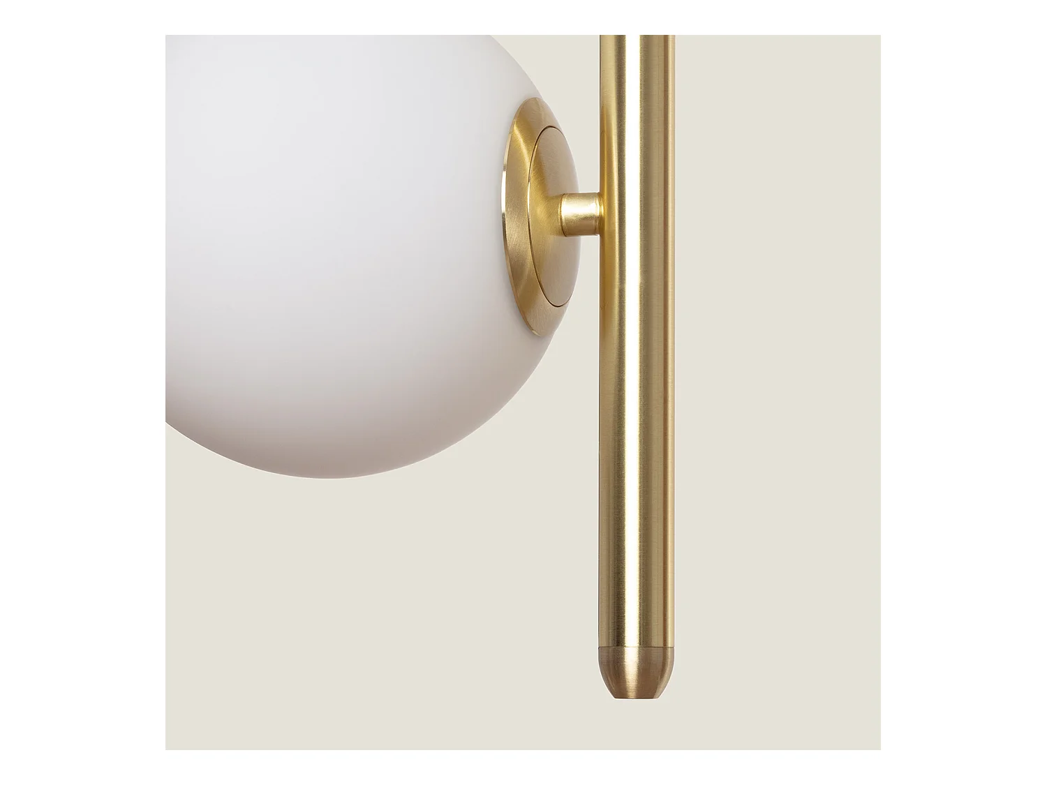 Lámpara Colgante Metal y Cristal Moonlight Doble Dorado