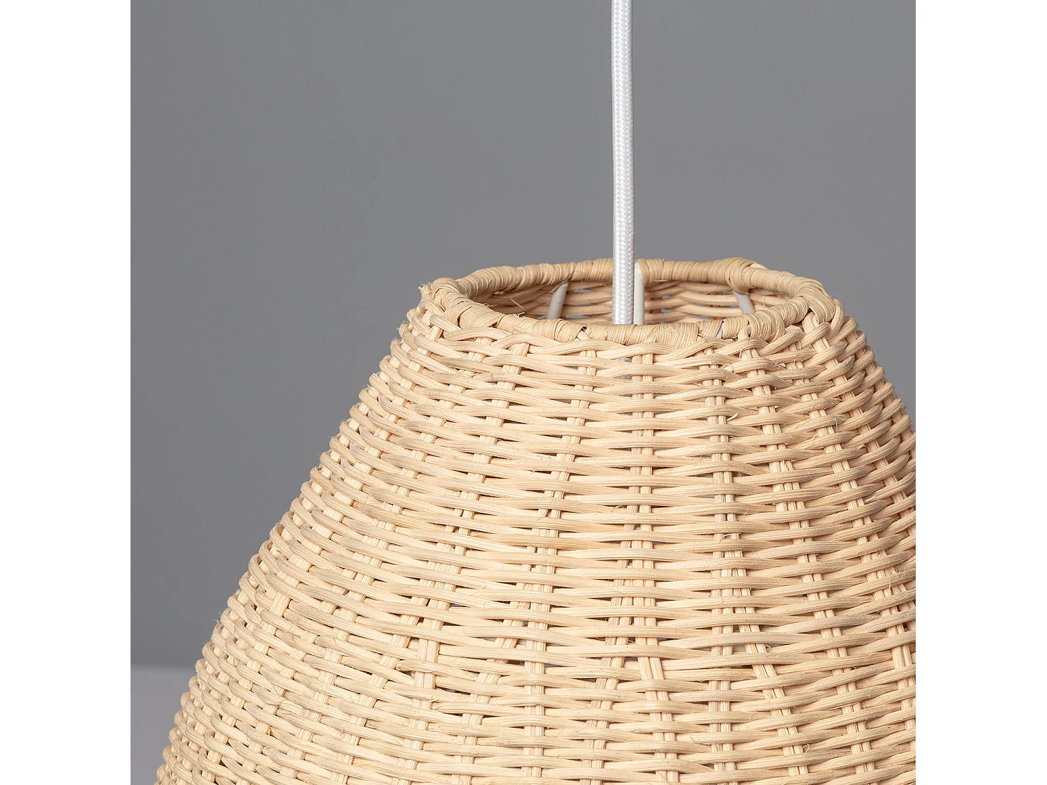 Suspension Rotin Jinan Naturel