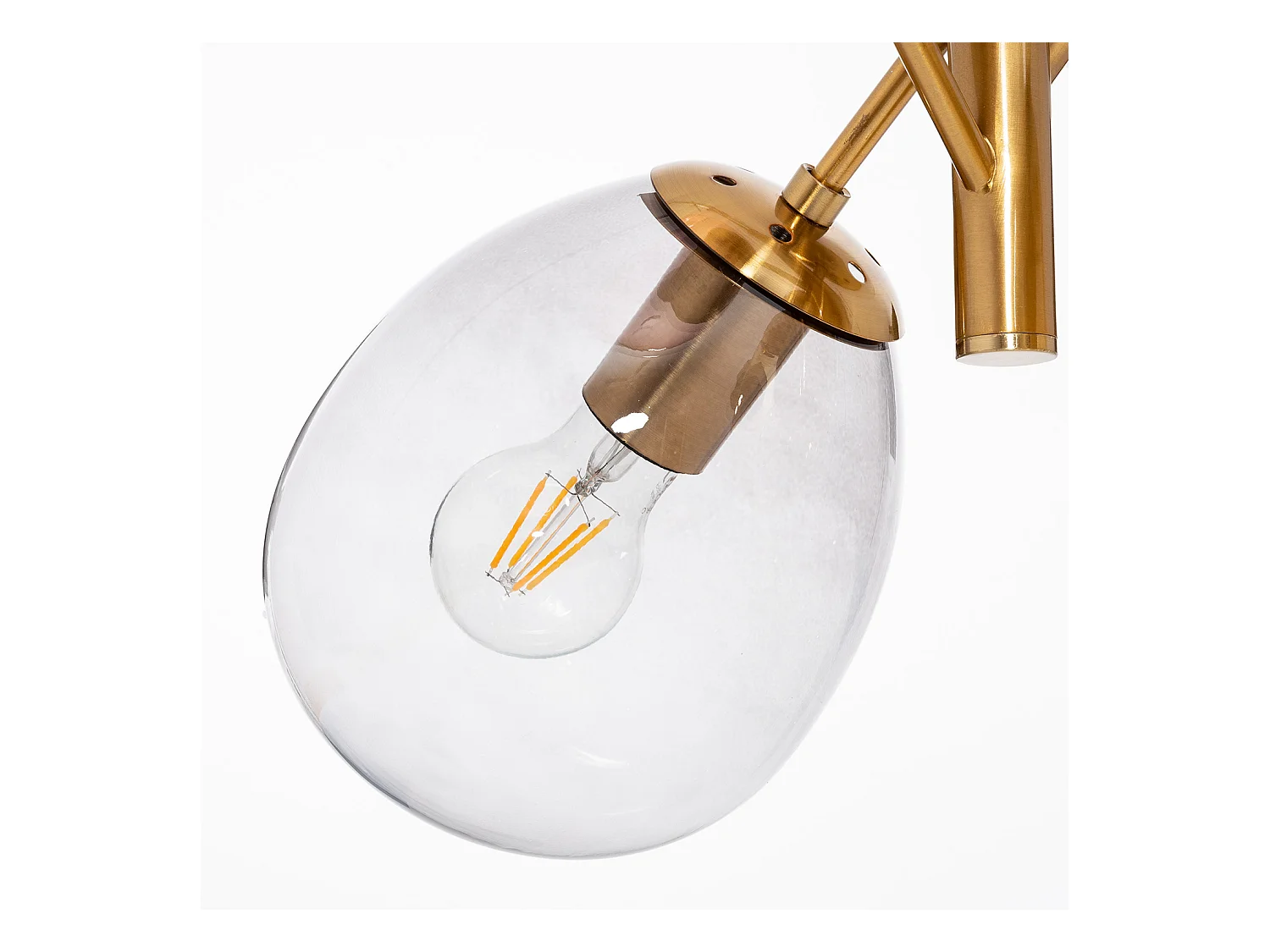 Suspension Métal et Verre Papallona Multicolore