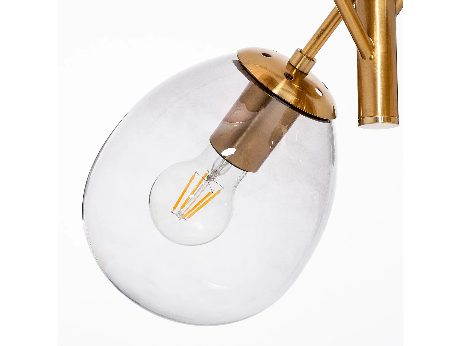 Suspension Métal et Verre Papallona Multicolore