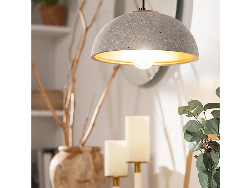 Suspension Céramique Crowe Gris