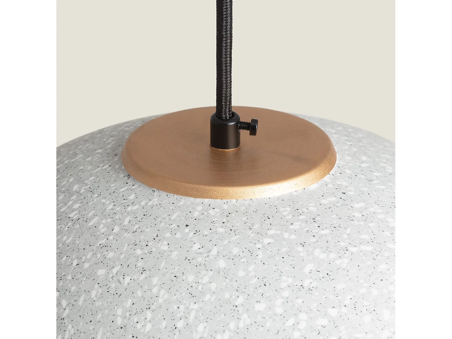 Suspension Céramique Crowe Gris