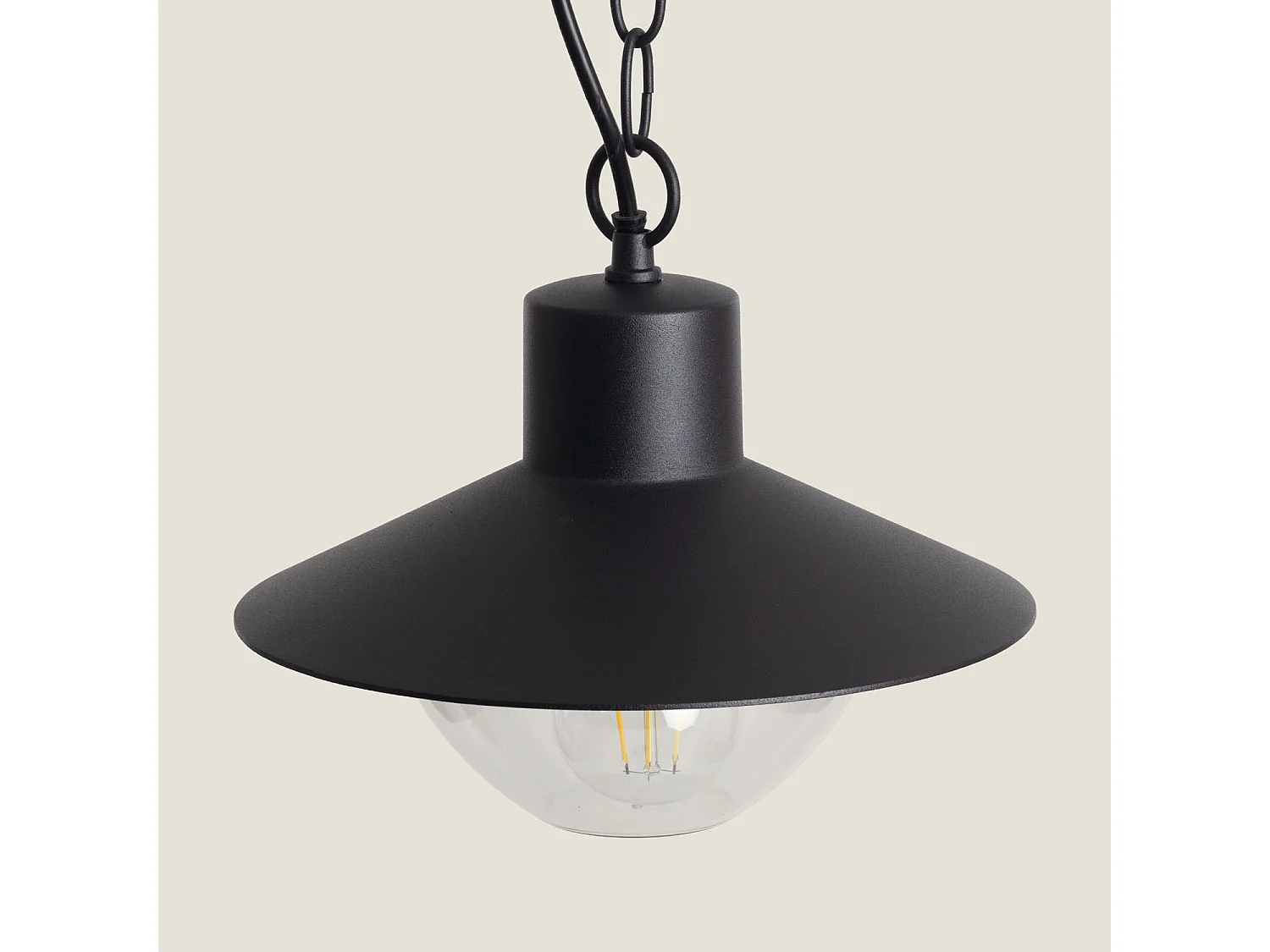 Lampada a Sospensione Metallo Neiva Nero