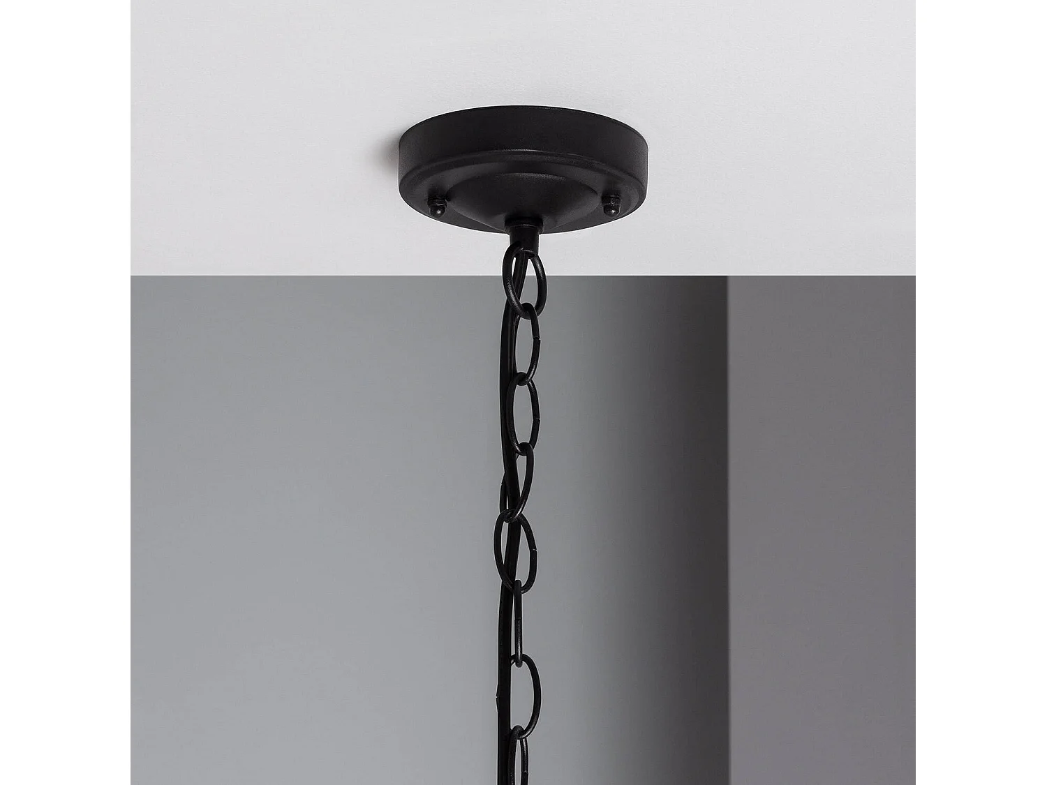 Lampada a Sospensione Metallo Neiva Nero