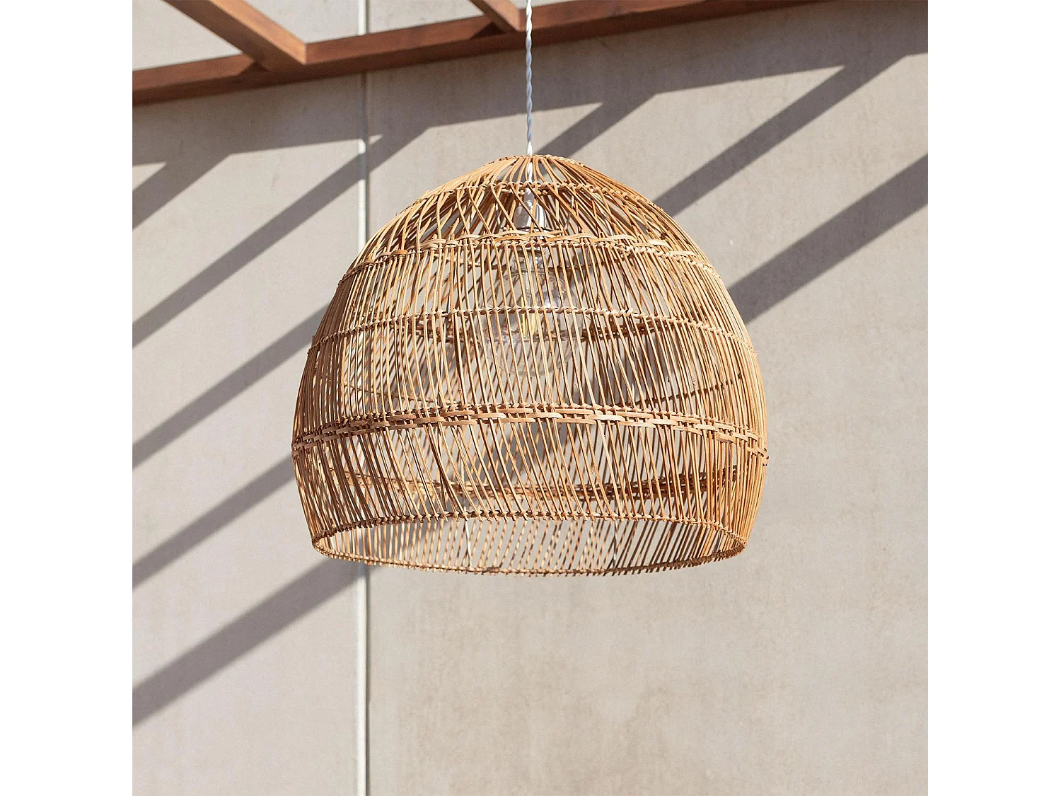 Suspension Rotin Yamil Ø550 mm ILUZZIA