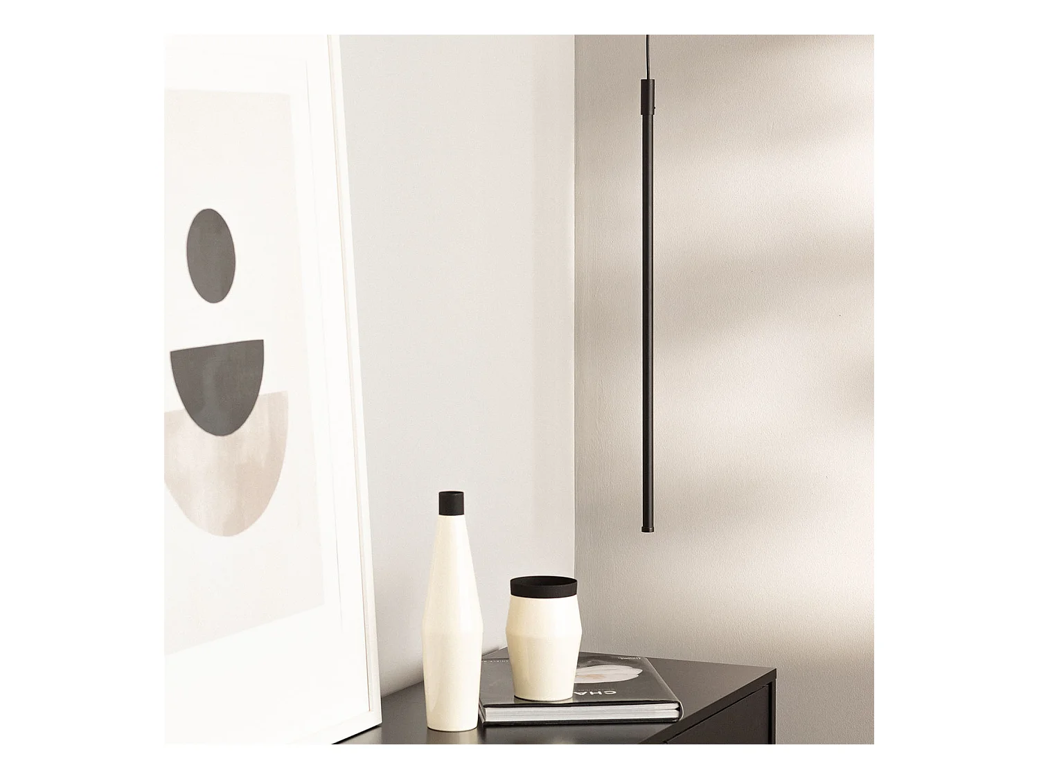 Lampada a Sospensione LED 10W Metallo LiteLux Nero