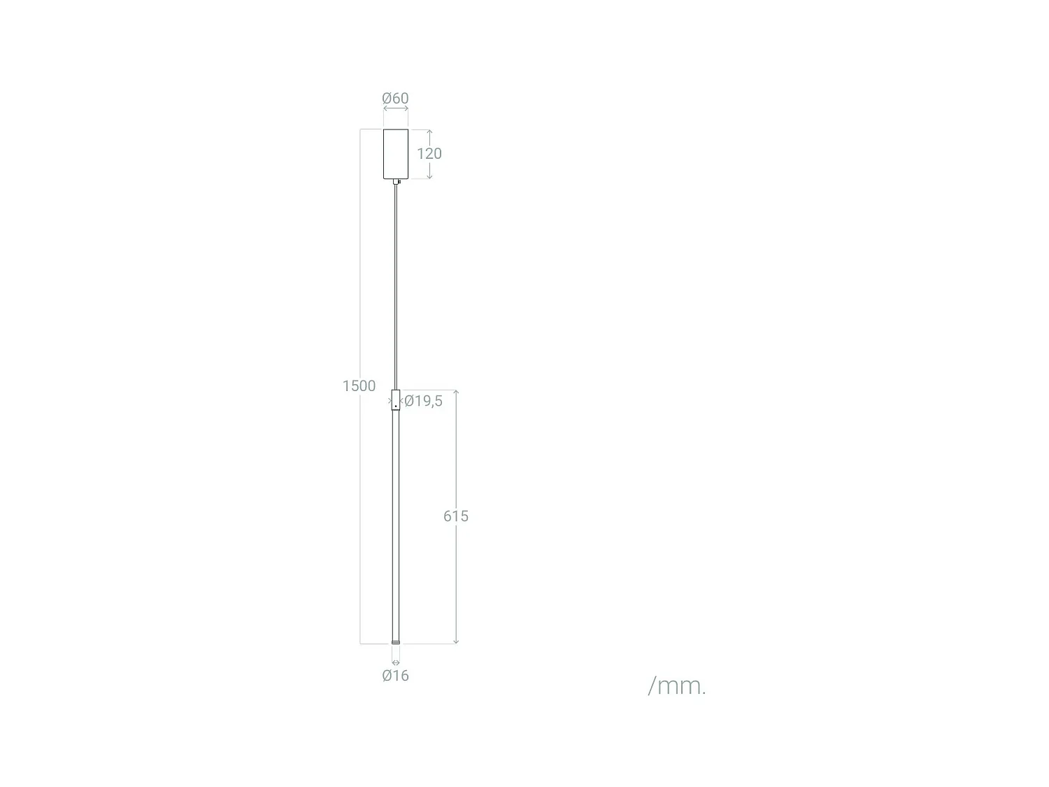 Lampada a Sospensione LED 10W Metallo LiteLux Nero