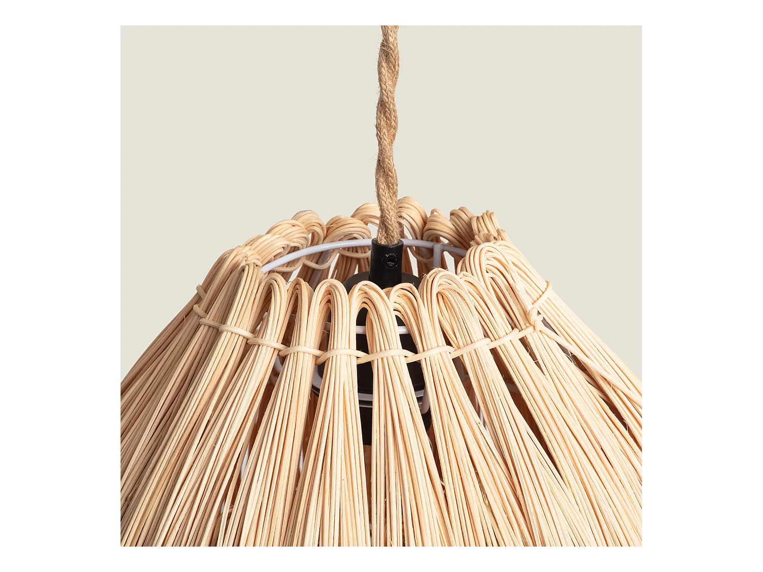 Lampada a Sospensione Rattan Kathu Manyoya Naturale