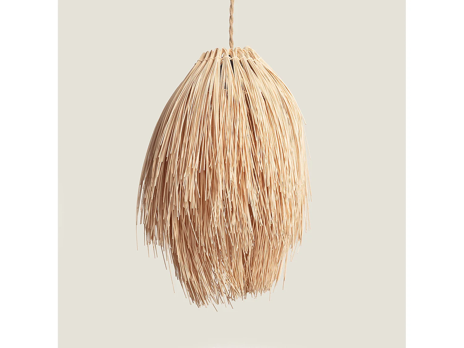 Suspension Rotin Kathu Manyoya Naturel