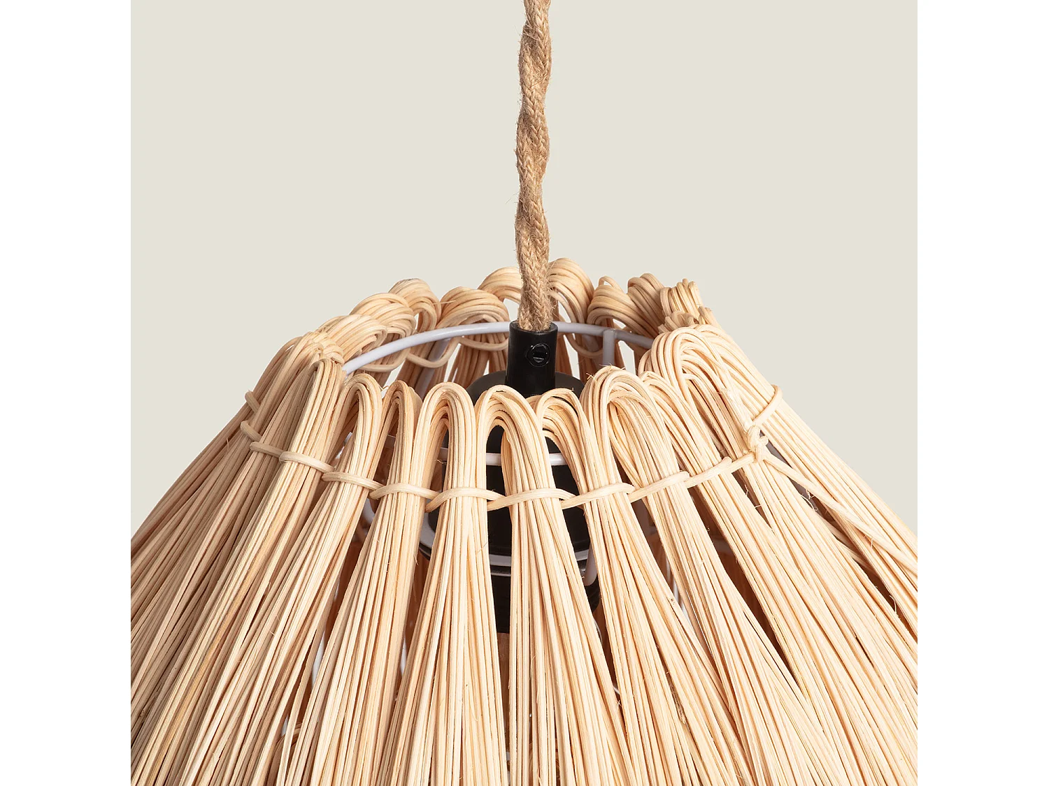 Suspension Rotin Kathu Manyoya Naturel