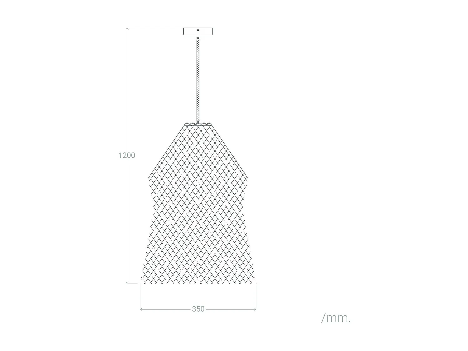 Lampada a Sospensione Rattan Kathu Manyoya Naturale